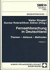 Walter Klingler/Gunnar Roters/Oliver Zöllner (Hrsg.)(1998): Fernsehforschung in Deutschland
